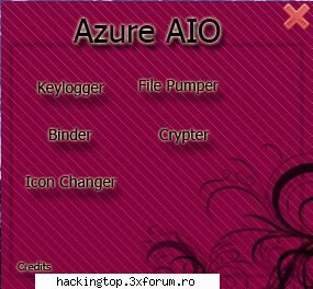 [Release] Azure All-In-One ; Crypter, Binder, Icon Changer, File Pumpe - *Overall Simple&Nice - Programe Hack